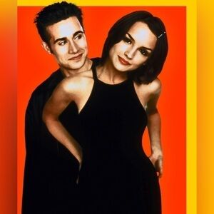 90s Vintage Black Formal Satin Stripe Maxi Dress High Neck Size 8/10